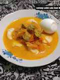 Lontong Lodeh Labu Siam Wortel dan Tempe
