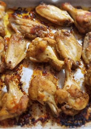 Sült csirkeszárnyak 🍗 recept fotója