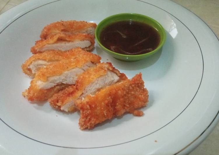 Chicken katsu saus lada hitam