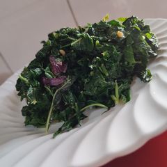 StirFry steamed spinach A picture of StirFry steamed spinach.