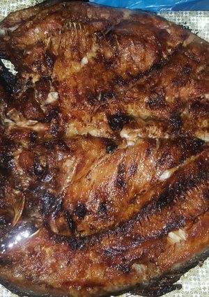 صورة لوصفة سمكة مشوية بطعم التمر الهندي 😍