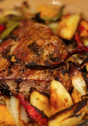 Una foto de Carne al horno