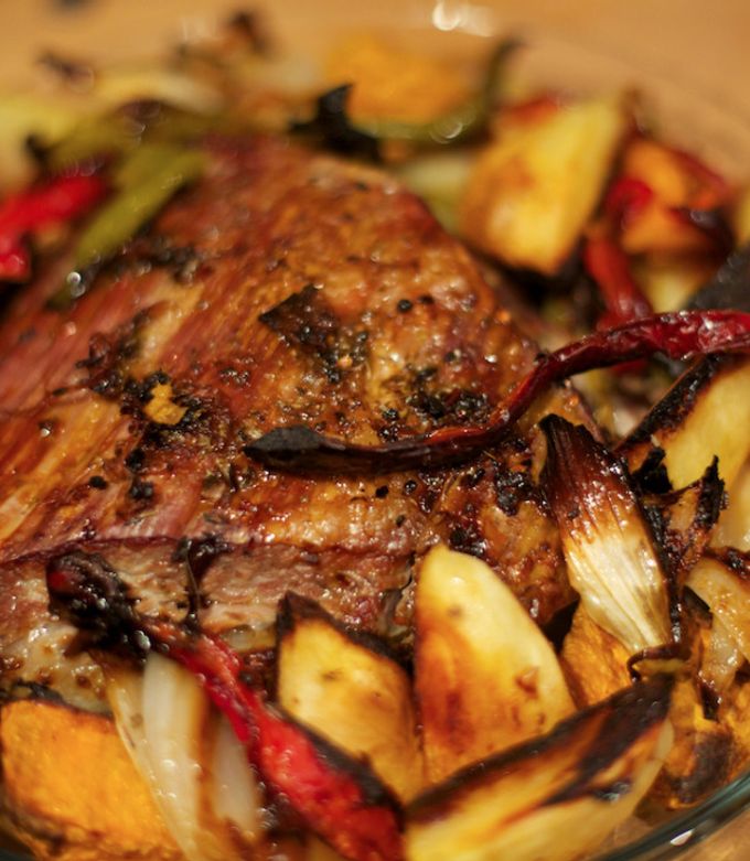 Una foto de Carne al horno