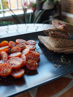 Una foto de Sándwich caliente