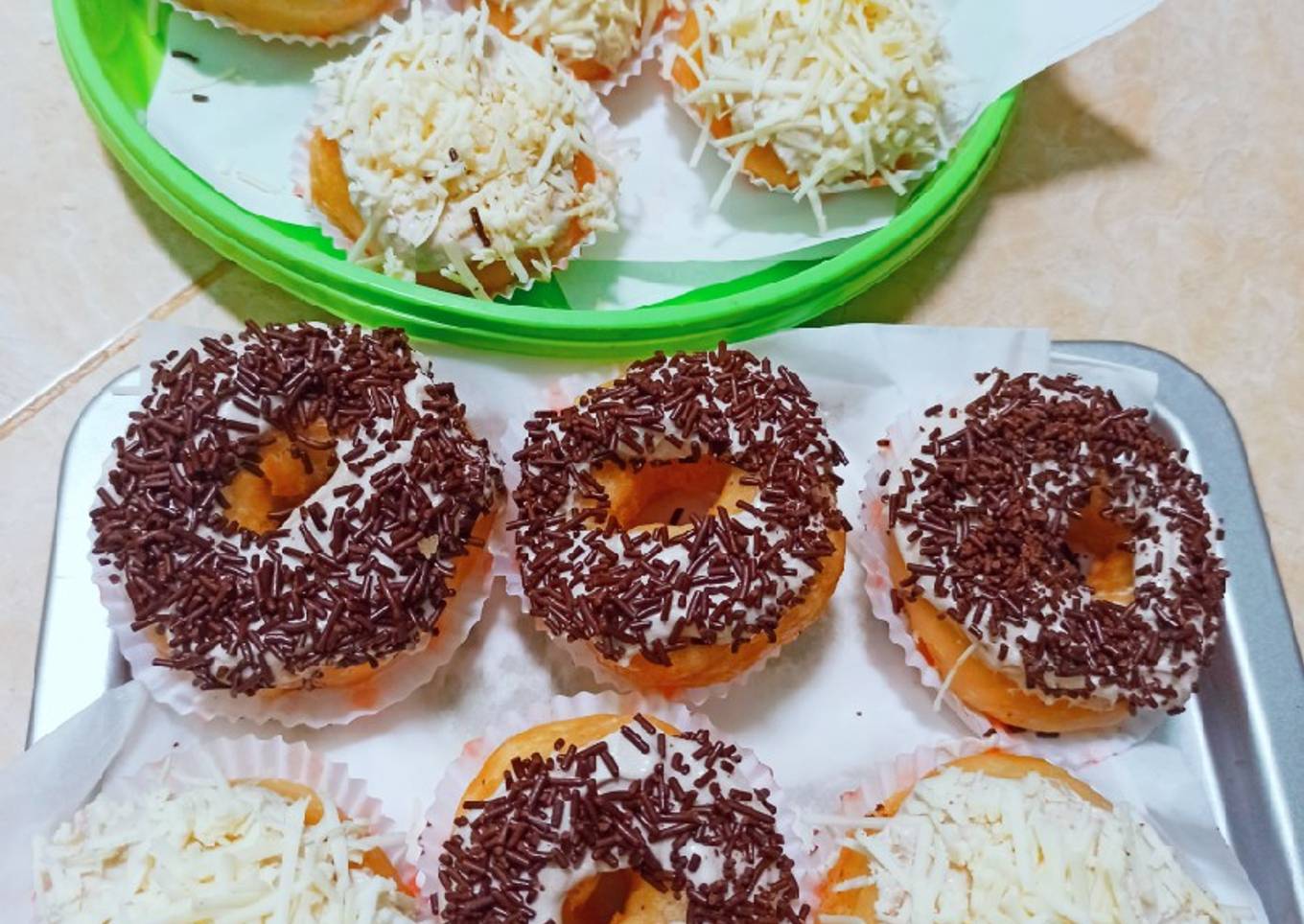 Donat empuk no telur