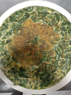 Una foto de Tortilla de espinacas