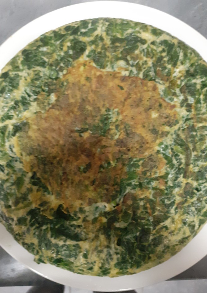 Una foto de Tortilla de espinacas
