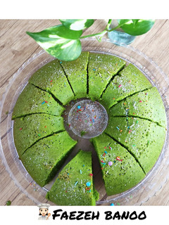 عکسی از دستور کیک اسفناج🌿🍰