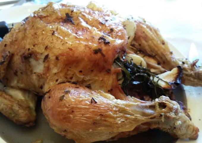 Easy roast chicken Recipe by Becky - Cookpad