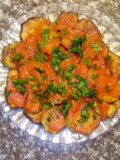 صورة لوصفة 🍆🍅 باذنجان بصلصة الطماطم 🍆🍅