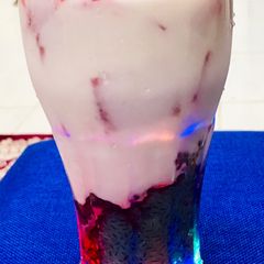 A picture of Watermelon Basil seeds drink.