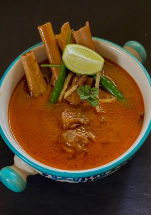 A picture of Paya Shorba / Mutton Trotters Soup.