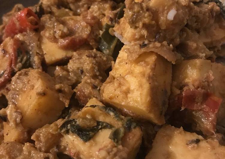 Steps to Prepare Homemade Mango paneer curry