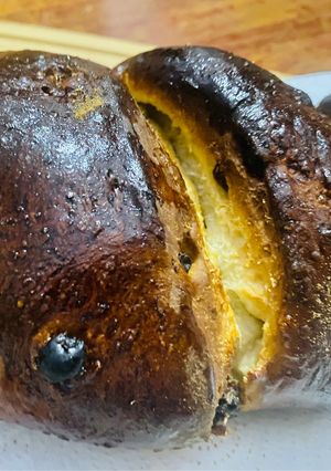 Una foto de PAN DE 🥥COCO🥥 RALLADO Y 🍇PASAS DE UVA🍇