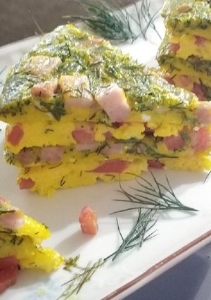 O poză a rețetei Tort omletă.