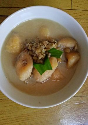 Foto resep Kolak pisang kepok+burjo
