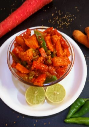 A picture of Instant mix veg pickle.