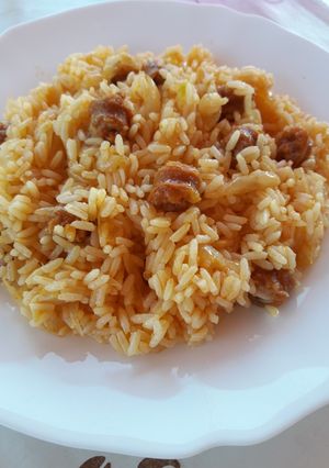Foto principal de Arroz rojo (chistorra)