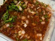 A picture of tomato salsa