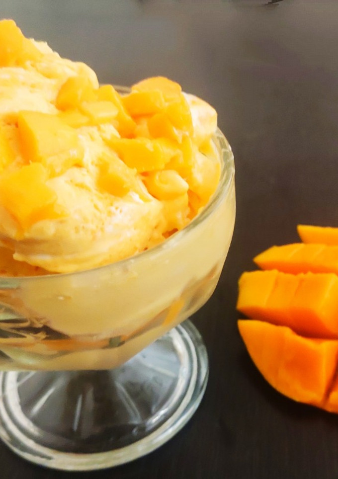 மாம்பழ ஐஸ் கிரீம் (Mango ice cream) 🥭 செய்முறை முக்கிய புகைப்படம்