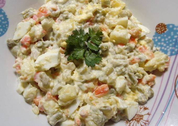 Macédoine (vegetables, eggs, mayo) recipe main photo
