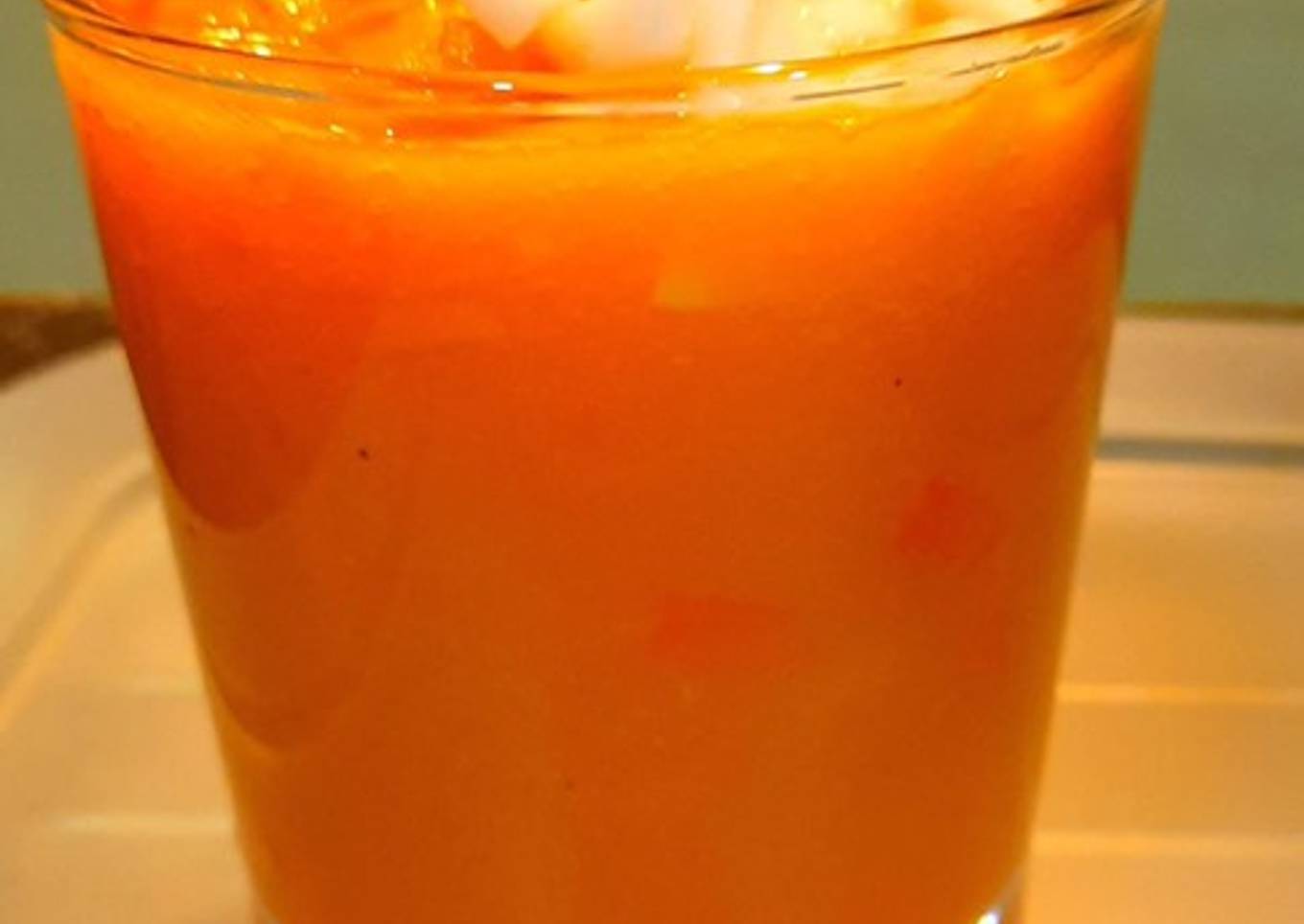 Papaya tender coconut smoothie