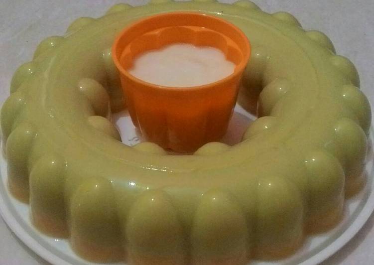 Puding alpukat mangga fla durian