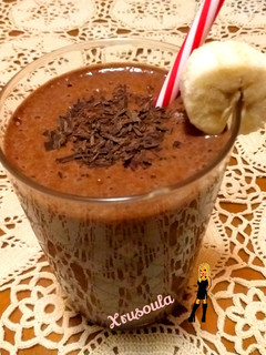 Φωτογραφία της συνταγής Smoothie μπανάνα-κακάο με στέβια