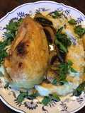 California Farm Whole Chicken in Mushroom Sauce with Mashed Potatoes