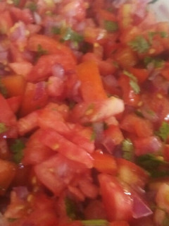 A picture of Kachumbari.