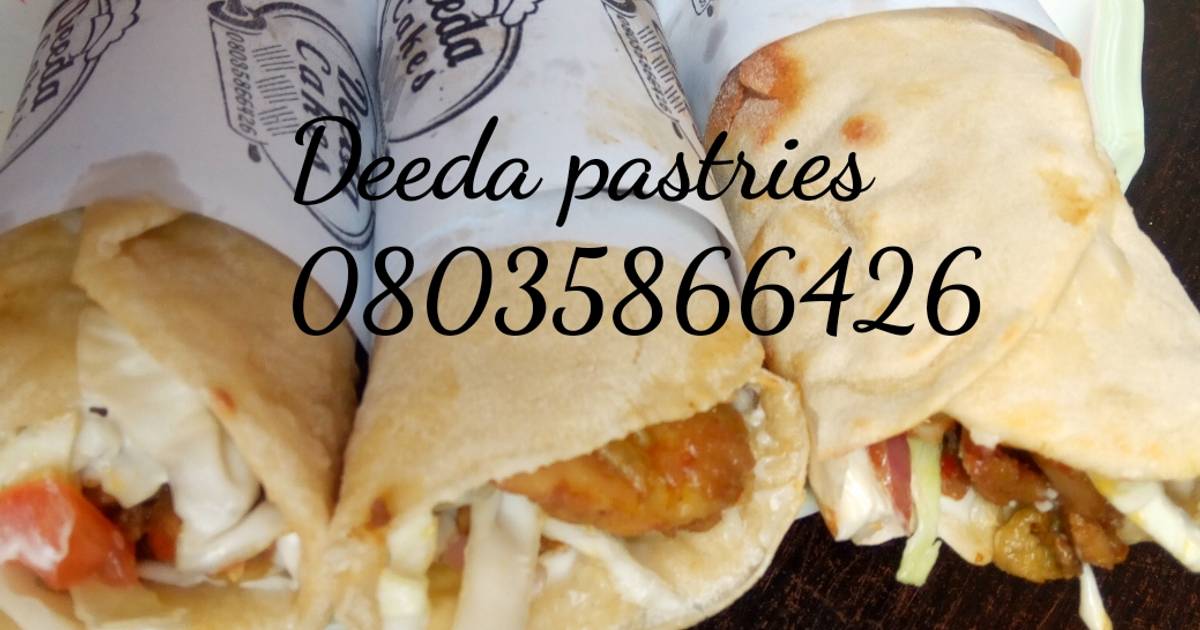 Shawarma bread Recipe by deedah pastries Cookpad