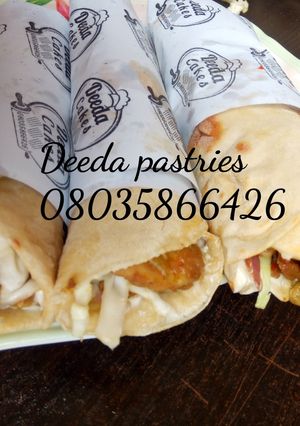 A picture of Shawarma bread.