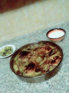 صورة لوصفة دجاج بالبطاطا
