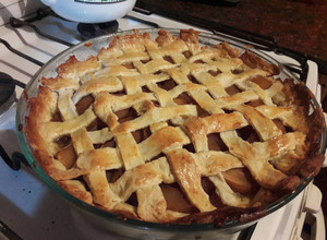 Una foto de Pie de manzana