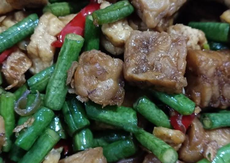 Oseng - oseng campur kacang panjang