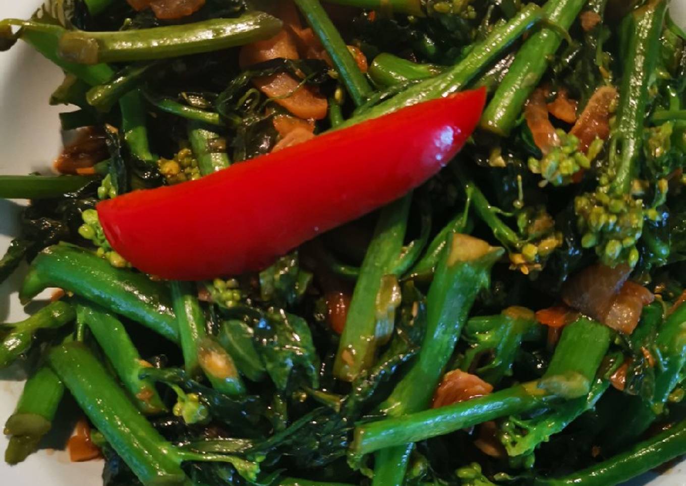 Stir fried baby Kai Lan