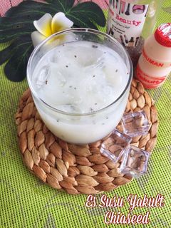 Foto resep Es Susu Yakult Chiaseed