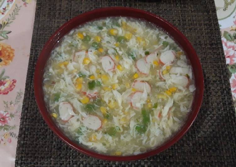 Recipe: Delicious Sup kepiting jagung