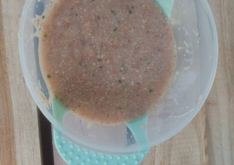 8 Resep: Mpasi 9bulan Bubur beras merah sup wortel bayam Anti Ribet!