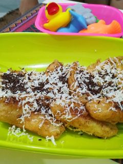 Foto resep Pisang Goreng Toping Keju Coklat