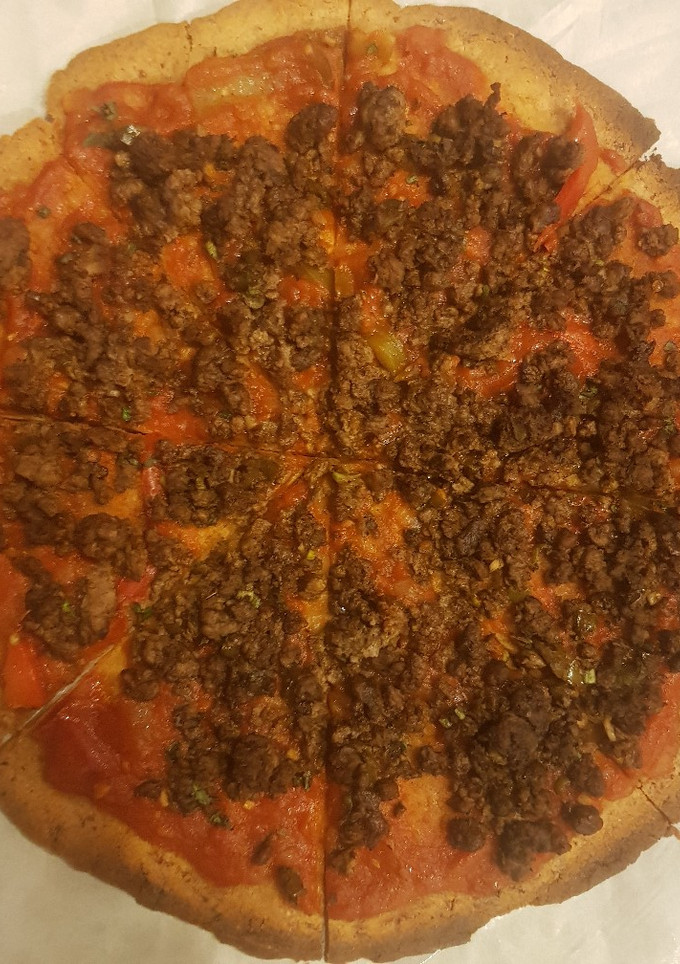 Una foto de Keto pizza: Pizza sin carbohidratos