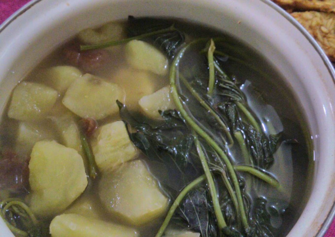 Acar Sayur Daun (Telo Godong)