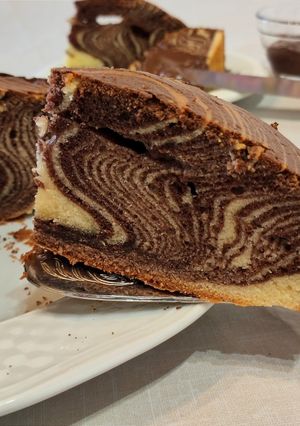 Foto di Torta zebrata
