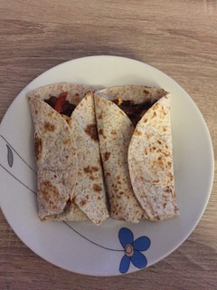 Una foto de Fajitas vegetarianas