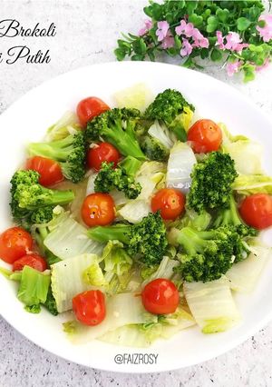 Foto resep Cah Brokoli Sawi Putih