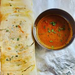 A picture of Masala Dosa.