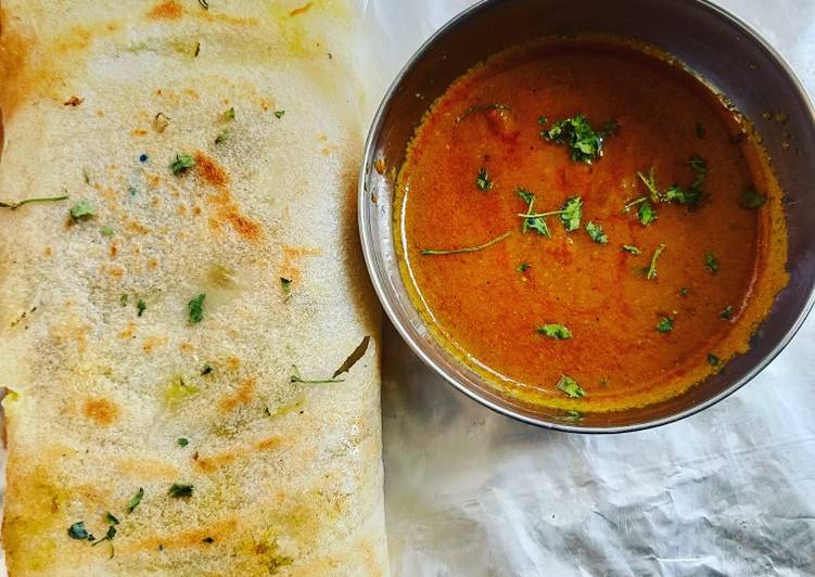 Easiest Way to Prepare Perfect Masala Dosa