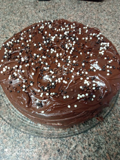 Una foto de Pastel de chocolate y mascarpone