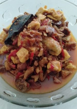 Foto resep Sambal goreng usus tahu ampela ati simple