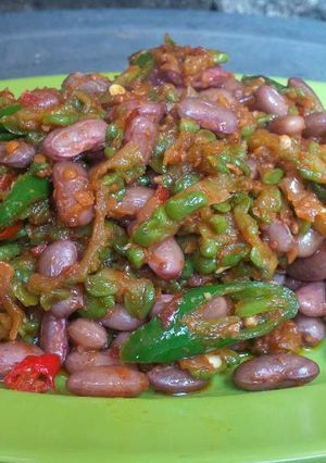 Foto resep Pare Pedas Kacang Merah